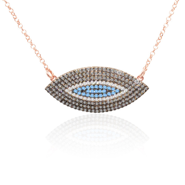 Evil Eye sterling silver 925 necklace