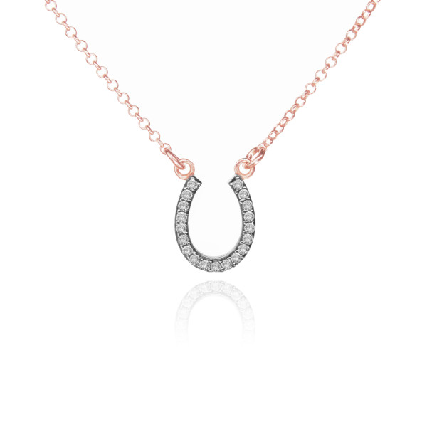 Horseshoe sterling silver 925 necklace