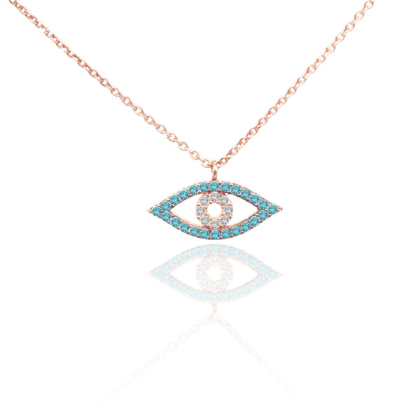 Evil Eye sterling silver 925 necklace