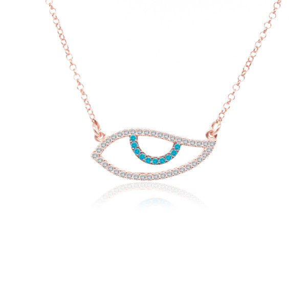Evil Eye sterling silver 925 necklace