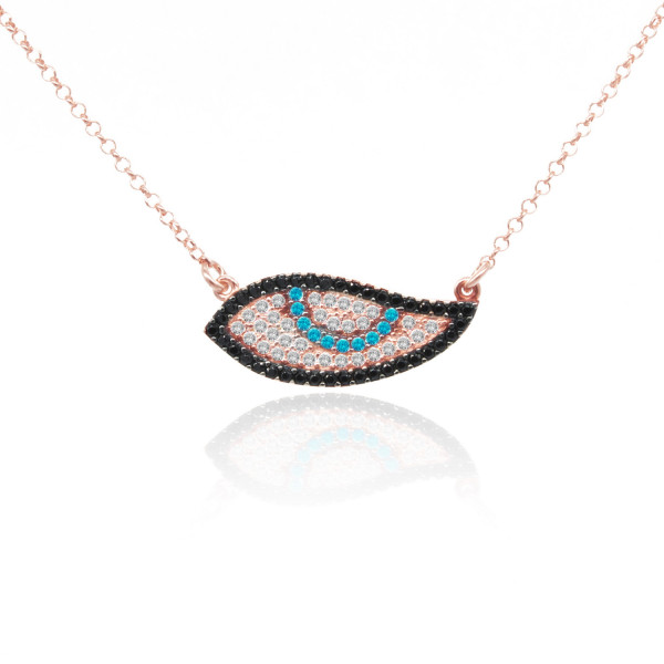 Evil Eye sterling silver 925 necklace