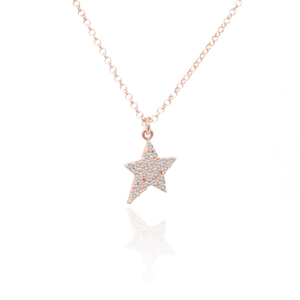 Star Sterling  silver 925  necklace